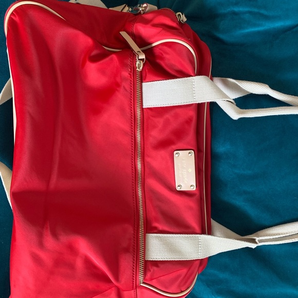 Kate spade Kennedy park nylon duffle Garnet Red - Picture 3 of 6